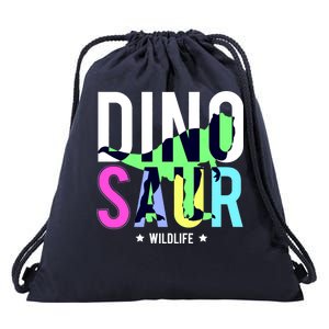 Dinosaur Wildlife Drawstring Bag