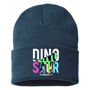 Dinosaur Wildlife Sustainable Knit Beanie