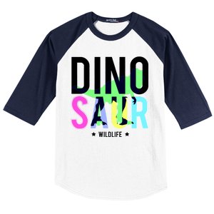 Dinosaur Wildlife Baseball Sleeve Shirt