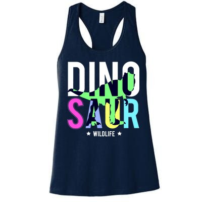 Dinosaur Wildlife Women's Racerback Tank