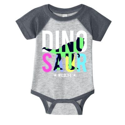 Dinosaur Wildlife Infant Baby Jersey Bodysuit