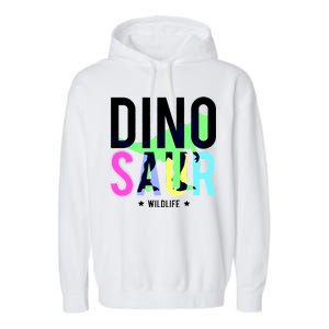 Dinosaur Wildlife Garment-Dyed Fleece Hoodie