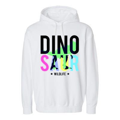 Dinosaur Wildlife Garment-Dyed Fleece Hoodie