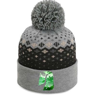 Dinosaur World The Baniff Cuffed Pom Beanie