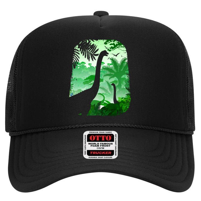 Dinosaur World High Crown Mesh Back Trucker Hat