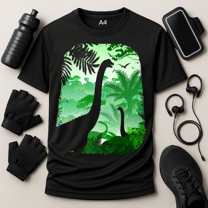 Dinosaur World Cooling Performance Crew T-Shirt