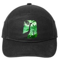 Dinosaur World 7-Panel Snapback Hat