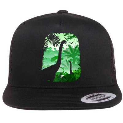 Dinosaur World Flat Bill Trucker Hat