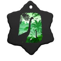 Dinosaur World Ceramic Star Ornament