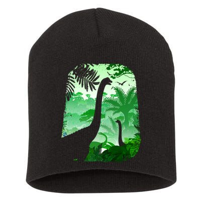 Dinosaur World Short Acrylic Beanie