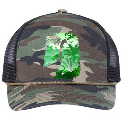 Dinosaur World Retro Rope Trucker Hat Cap