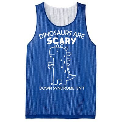 Dinosaurs Are Scary Down Syndrome isn't1 Mesh Reversible Basketball Jersey Tank