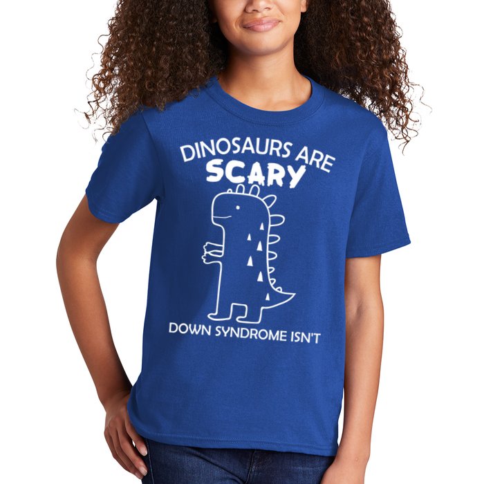 Dinosaurs Are Scary Down Syndrome isn't1 Kids T-Shirt