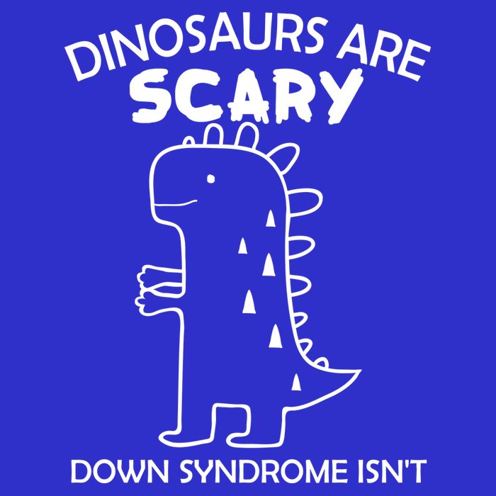 Dinosaurs Are Scary Down Syndrome isn't1 Zip Tote Bag
