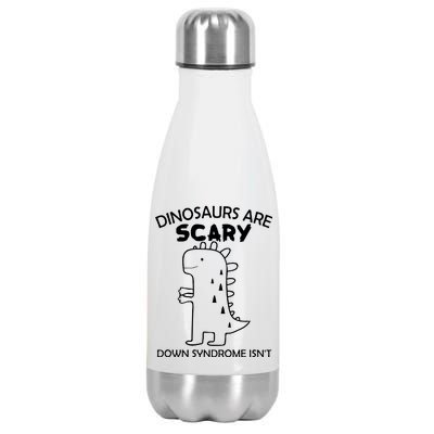 Dinosaurs Are Scary Down Syndrome isn't1 Stainless Steel Insulated Water Bottle