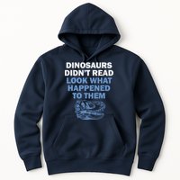 Dinosaurs Didn't Read Hoodie