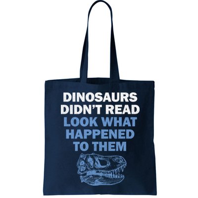 Dinosaurs Didn't Read Bag
