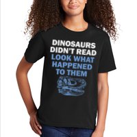 Dinosaurs Didn't Read Kids T-Shirt