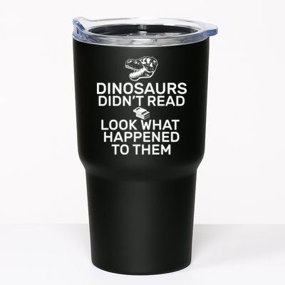 Dinosaurs Didn't Read Look What Happened To Them Tumbler