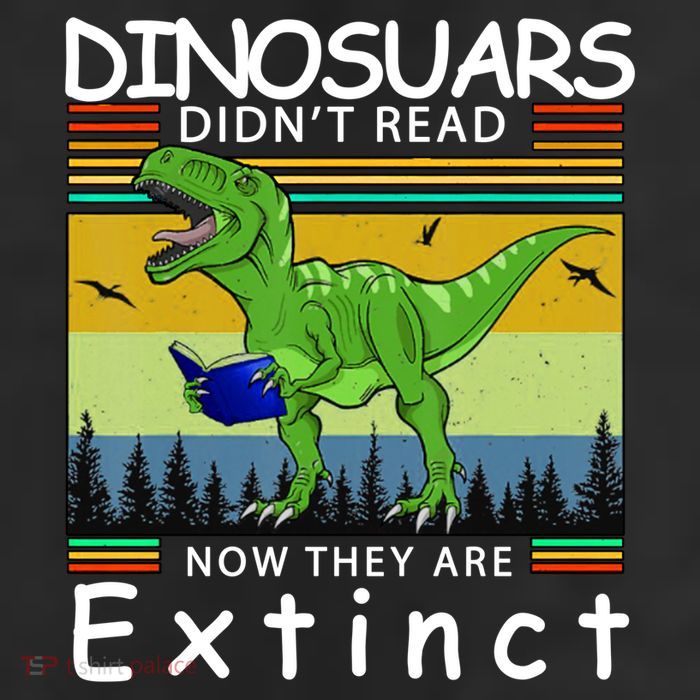 Dinosaurs Didn't Read Now They Are Extinct Funny 11oz C Handle Ceramic Mug