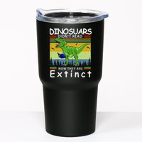 Dinosaurs Didn't Read Now They Are Extinct Funny Tumbler