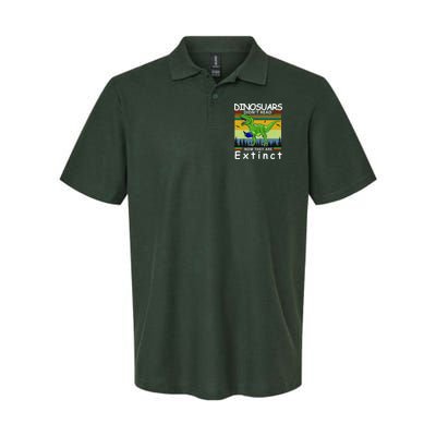 Dinosaurs Didn't Read Now They Are Extinct Funny Polo