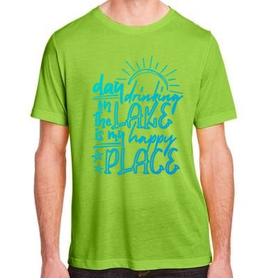 Day Ing On The Lake Is My Happy Place Summer Camping Meaningful Gift Adult ChromaSoft Performance T-Shirt