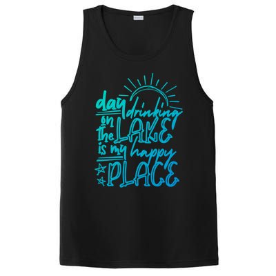 Day Ing On The Lake Is My Happy Place Summer Camping Meaningful Gift PosiCharge Competitor Tank