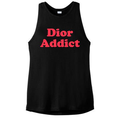 Dior Addict Socialite Los Angeles, CA Basketball Slogan Logo Ladies PosiCharge Tri-Blend Wicking Tank