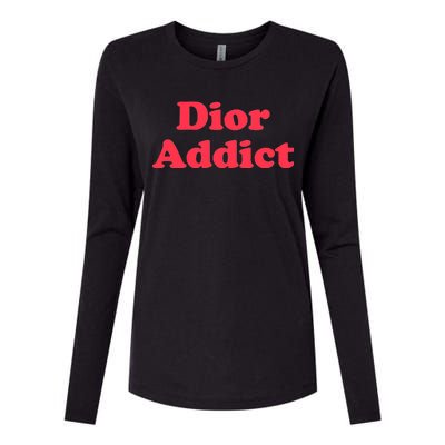 Dior Addict Socialite Los Angeles, CA Basketball Slogan Logo Womens Cotton Relaxed Long Sleeve T-Shirt