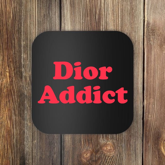 Dior Addict Socialite Los Angeles, CA Basketball Slogan Logo Coaster