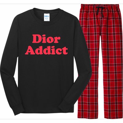 Dior Addict Socialite Los Angeles, CA Basketball Slogan Logo Long Sleeve Pajama Set