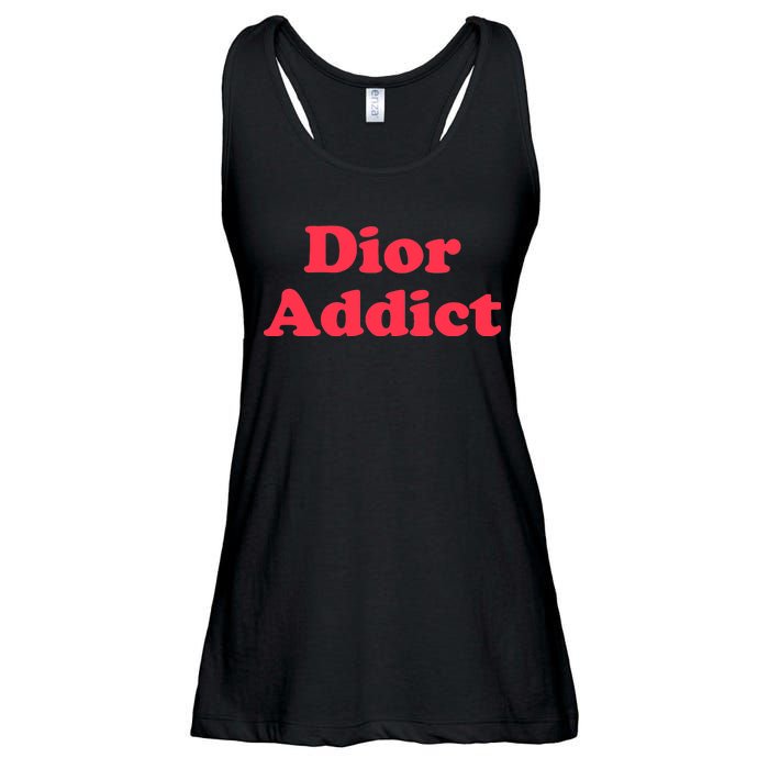 Dior Addict Socialite Los Angeles, CA Basketball Slogan Logo Ladies Essential Flowy Tank