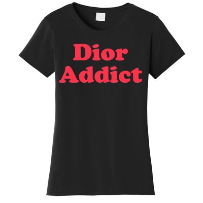 Dior Addict Socialite Los Angeles, CA Basketball Slogan Logo Women's T-Shirt