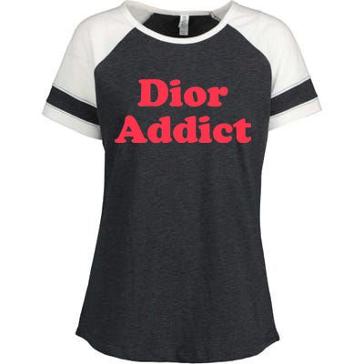 Dior Addict Socialite Los Angeles, CA Basketball Slogan Logo Enza Ladies Jersey Colorblock Tee