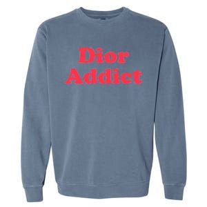 Dior Addict Socialite Los Angeles, CA Basketball Slogan Logo Garment-Dyed Sweatshirt