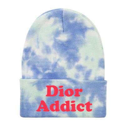 Dior Addict Socialite Los Angeles, CA Basketball Slogan Logo Tie Dye 12in Knit Beanie