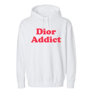 Dior Addict Socialite Los Angeles, CA Basketball Slogan Logo Garment-Dyed Fleece Hoodie