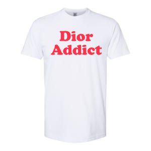 Dior Addict Socialite Los Angeles, CA Basketball Slogan Logo Softstyle CVC T-Shirt