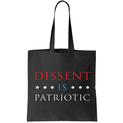 Dissent Is Patriotic Usa Political Resist Protest Gear Bag