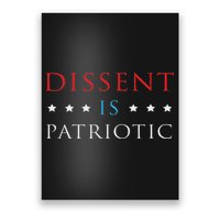 Dissent Is Patriotic Usa Political Resist Protest Gear Poster