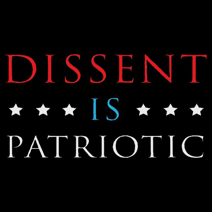 Dissent Is Patriotic Usa Political Resist Protest Gear Poster