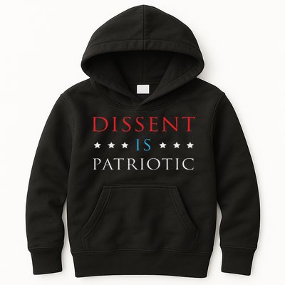 Dissent Is Patriotic Usa Political Resist Protest Gear Kids Hoodie