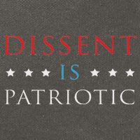 Dissent Is Patriotic Usa Political Resist Protest Gear Cotton Canvas Backpack