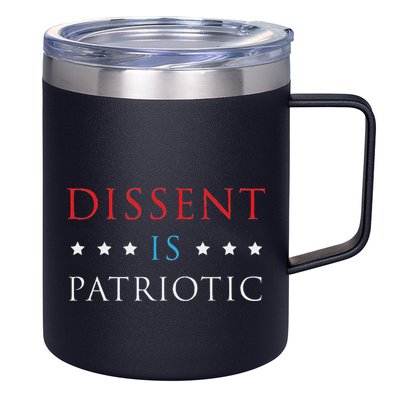 Dissent Is Patriotic Usa Political Resist Protest Gear 12oz Stainless Steel Coffee Mug