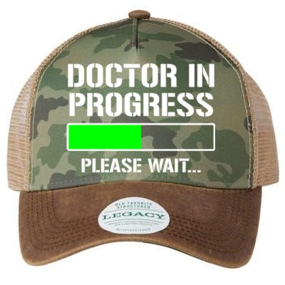 Doctor In Progress Funny Med School Student Great Gift Legacy Tie Dye Trucker Hat