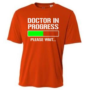 Doctor In Progress Funny Med School Student Great Gift Cooling Performance Crew T-Shirt