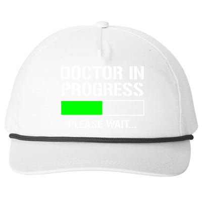 Doctor In Progress Funny Med School Student Great Gift Snapback Five-Panel Rope Hat