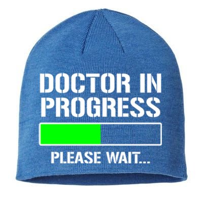 Doctor In Progress Funny Med School Student Great Gift Sustainable Beanie