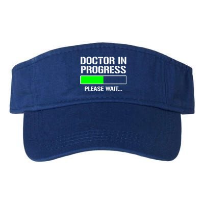 Doctor In Progress Funny Med School Student Great Gift Valucap Bio-Washed Visor